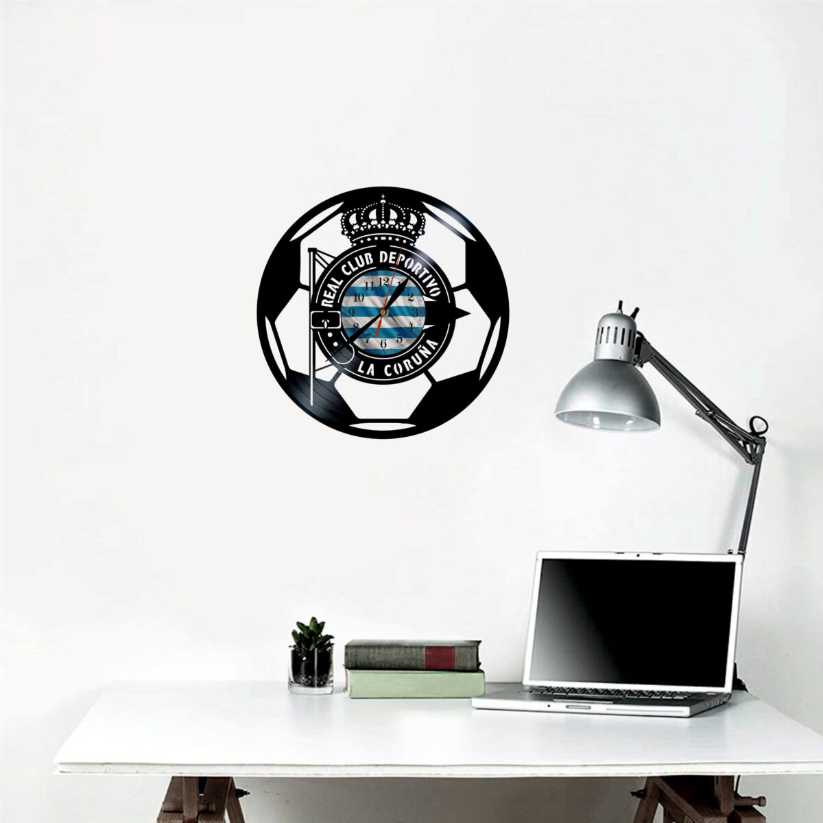 Reloj de vinilo Escudo de La Coruña Reloj de Pared - Imagen 2