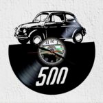 reloj de vinilo seat fiat 500