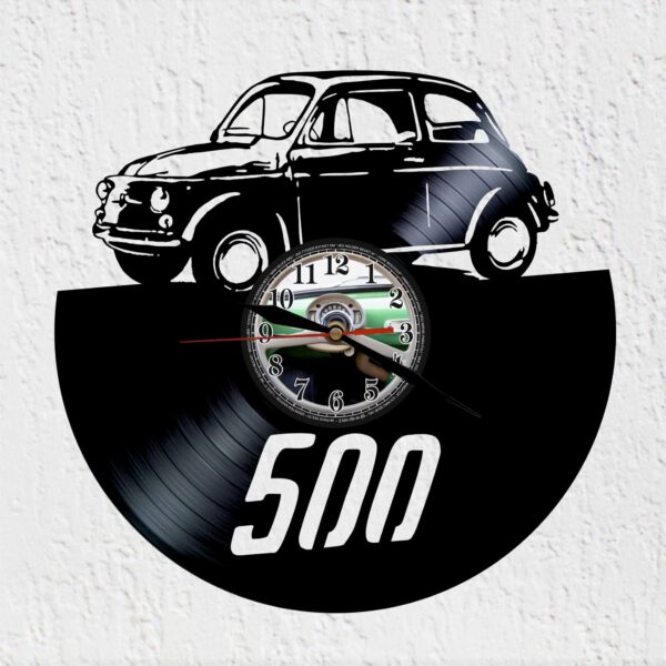 reloj de vinilo seat fiat 500