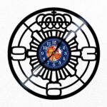 reloj de vinilo policia