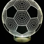 Lámpara Led 3D Pelota de fútbol