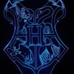 Lámpara Led HP Hogwarts escudo