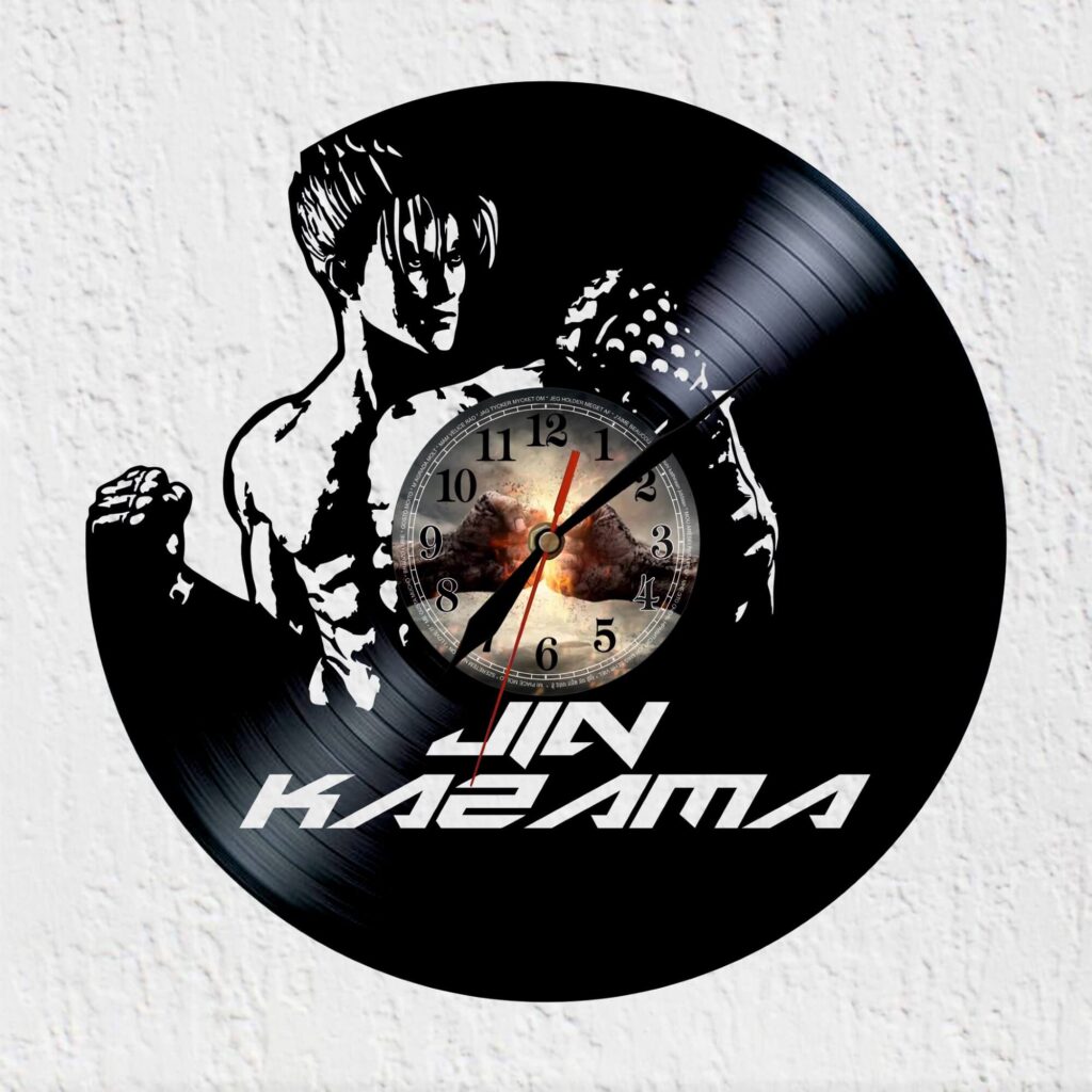 reloj vinilo tekken jin kazama