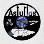 reloj de vinilo asturias