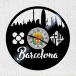 reloj de vinilo barcelona