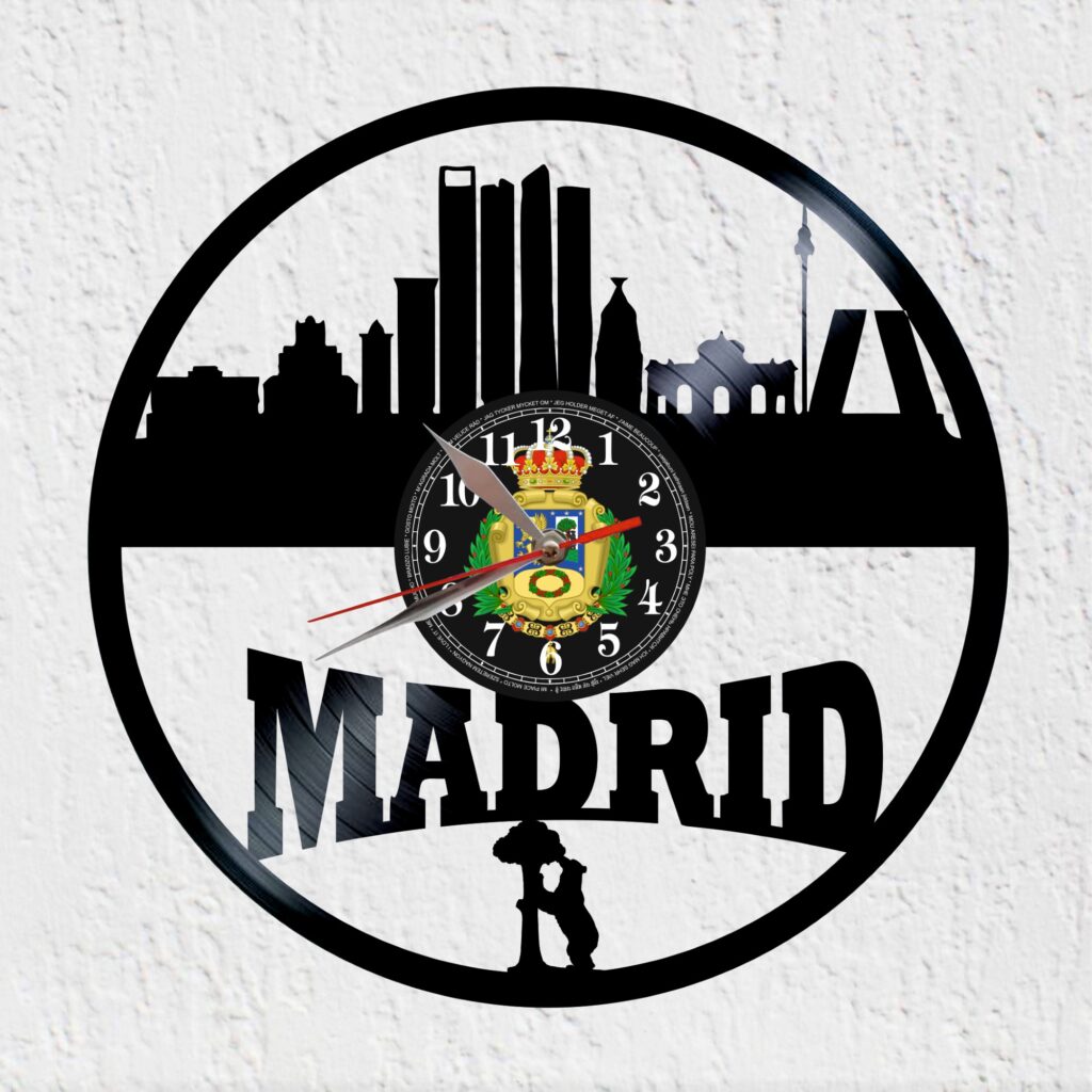 reloj de vinilo madrid