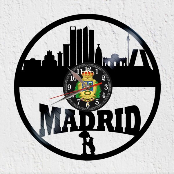 reloj de vinilo madrid