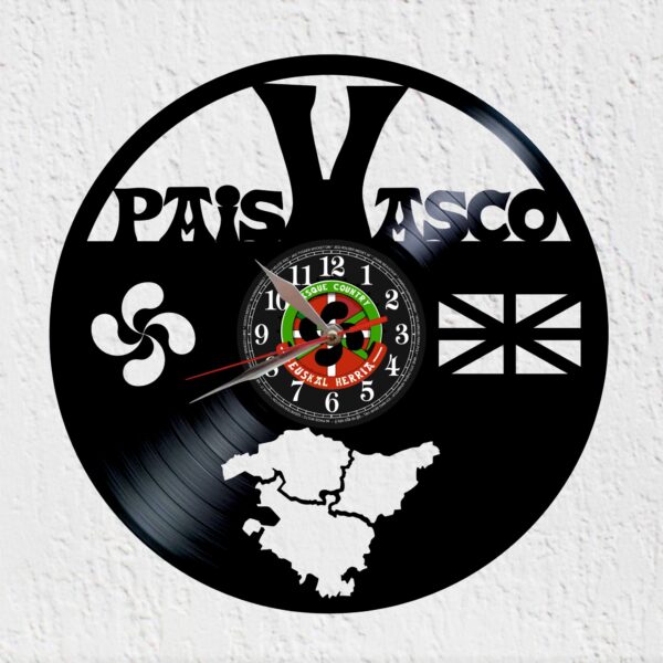 reloj de vinilo pais vasco