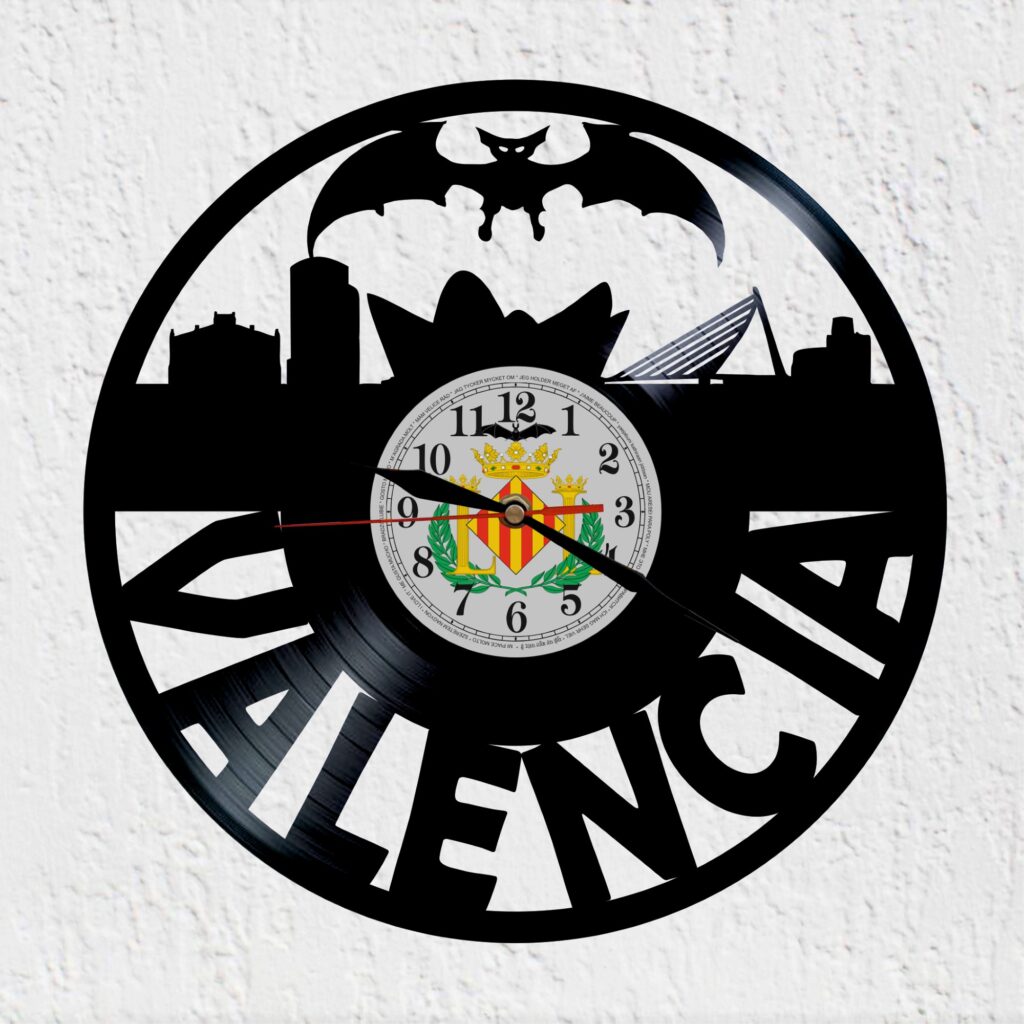 reloj de vinilo valencia