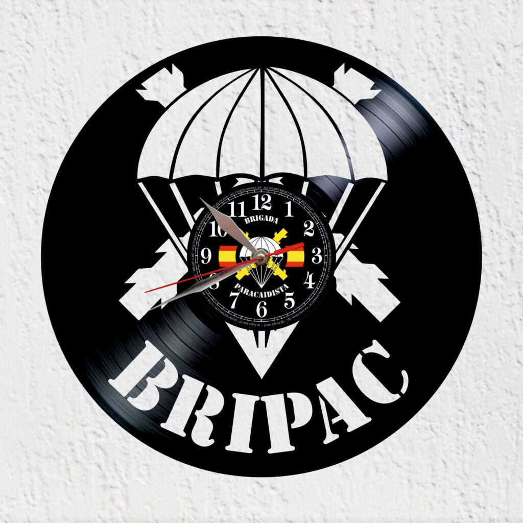 reloj de vinilo bripac