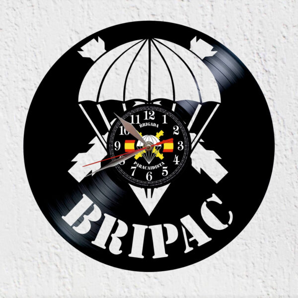 reloj de vinilo bripac