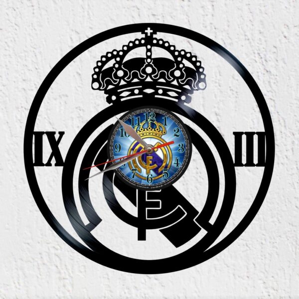 reloj de vinilo Real Madrid F.C.