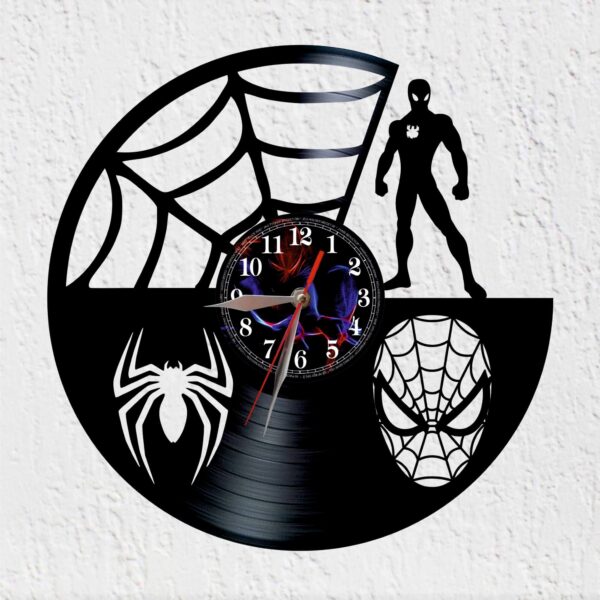 reloj de vinilo spiderman amazing