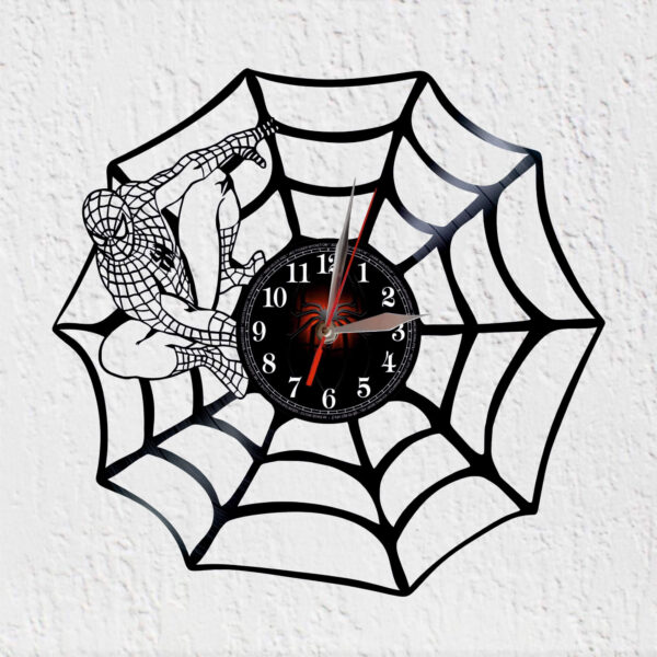 reloj de vinilo spiderman