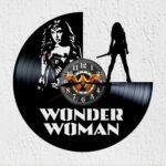 reloj de vinilo wonder woman