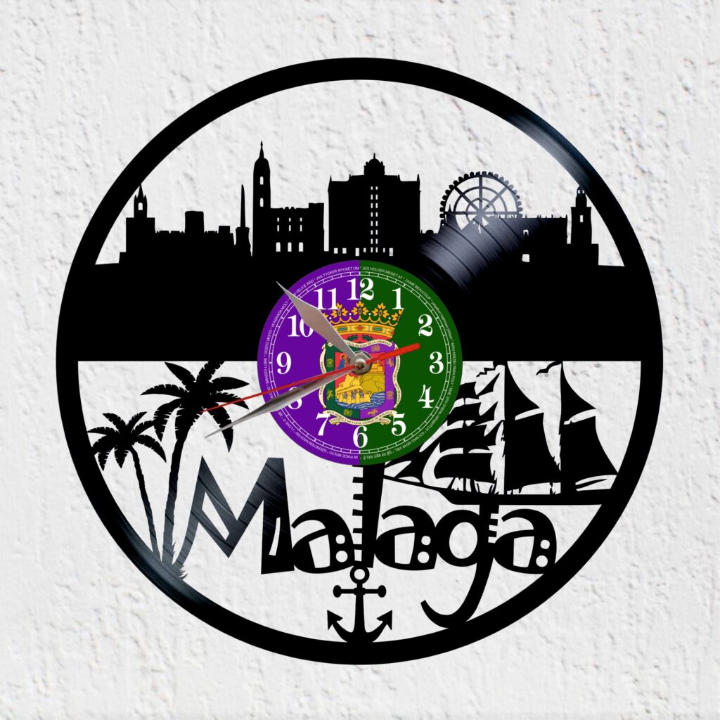 reloj de vinilo málaga