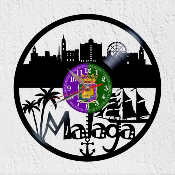reloj de vinilo málaga