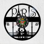reloj de vinilo paris amor