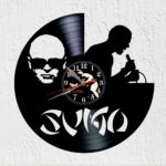 reloj de vinilo sumo