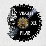 reloj de vinilo virgen del roció
