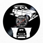 reloj de vinilo renault 4