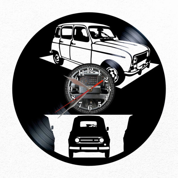 reloj de vinilo renault 4