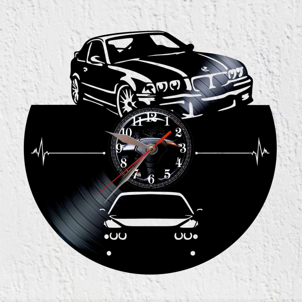 reloj de vinilo bmw m3