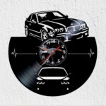 reloj de vinilo bmw m3