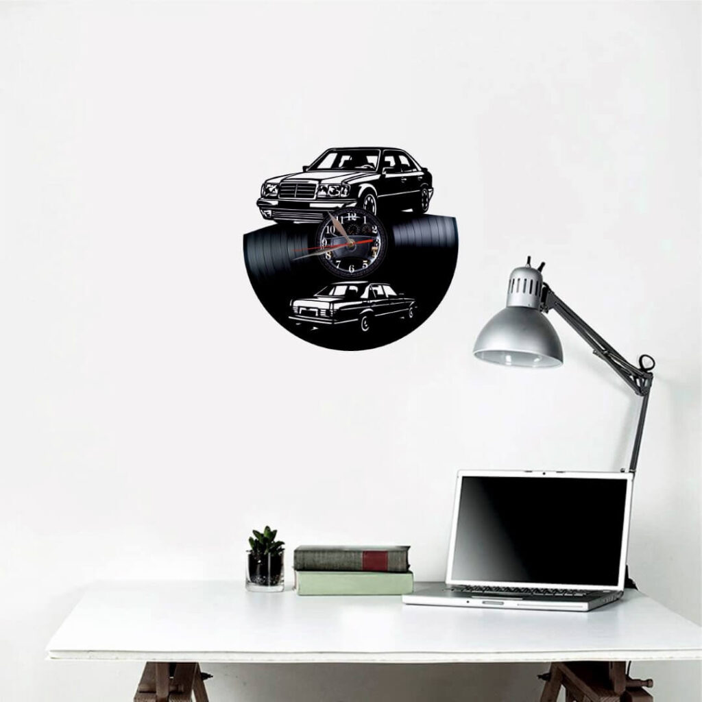 mercedes reloj pared