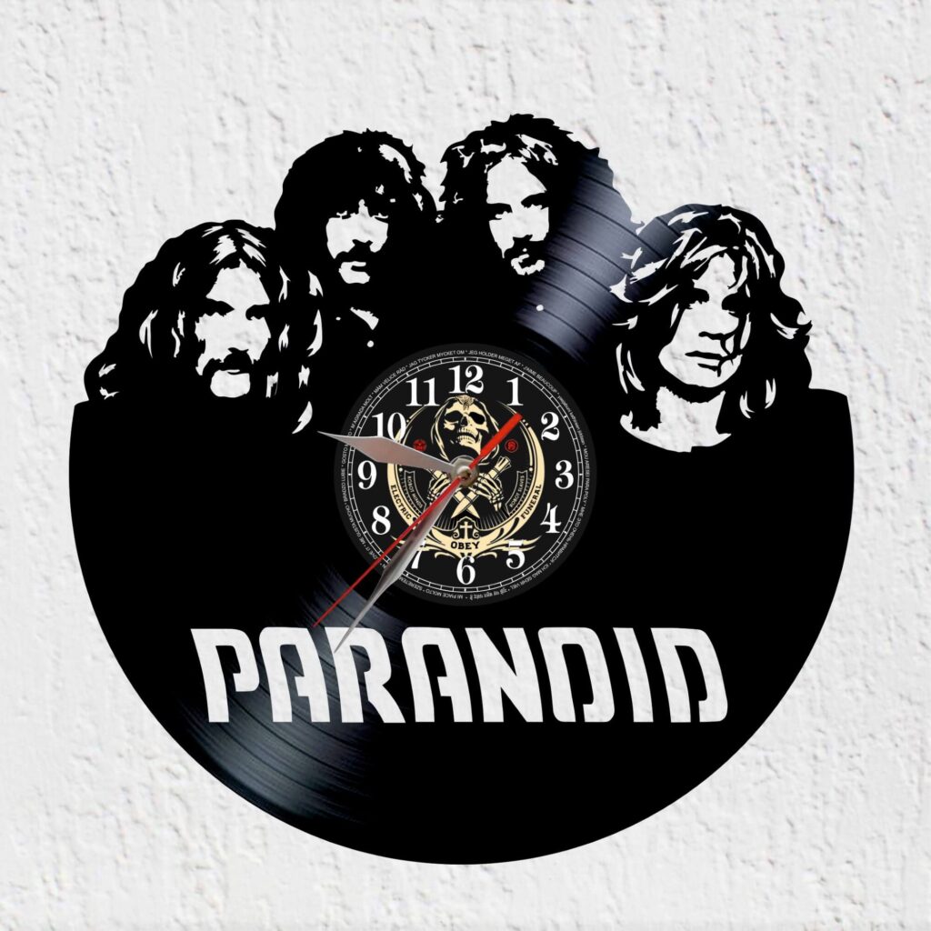 reloj vinilo black sabbath