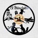 reloj de vinilo principito