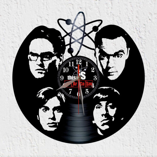 reloj de vinilo The Big Bang Theory