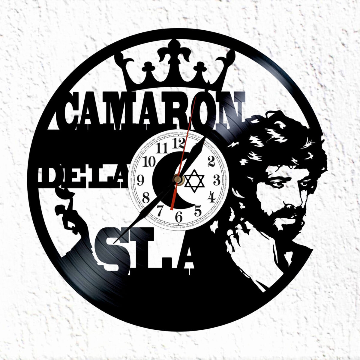 Vinycamaron Flamenco Legenda Reloj de Pared - Imagen 2