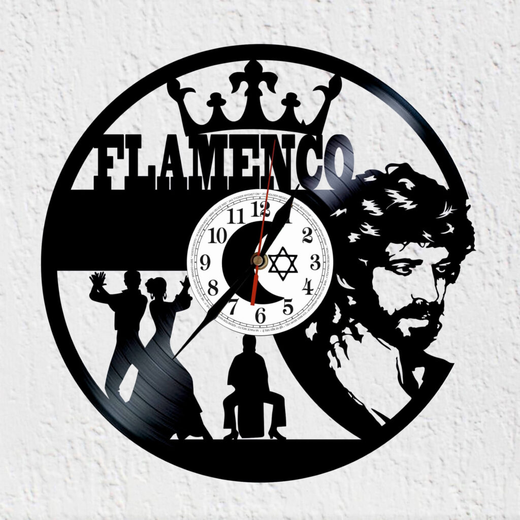 reloj vinilo camaron de la isla flamenco