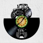 reloj de vinilo tractor john deere