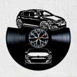 reloj de vinilo vw golf gti