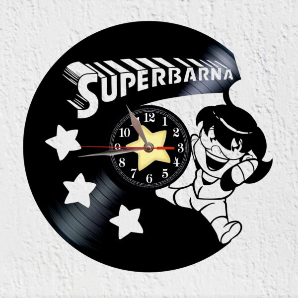 reloj vinilo superbarna