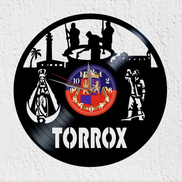 reloj de vinilo torrox