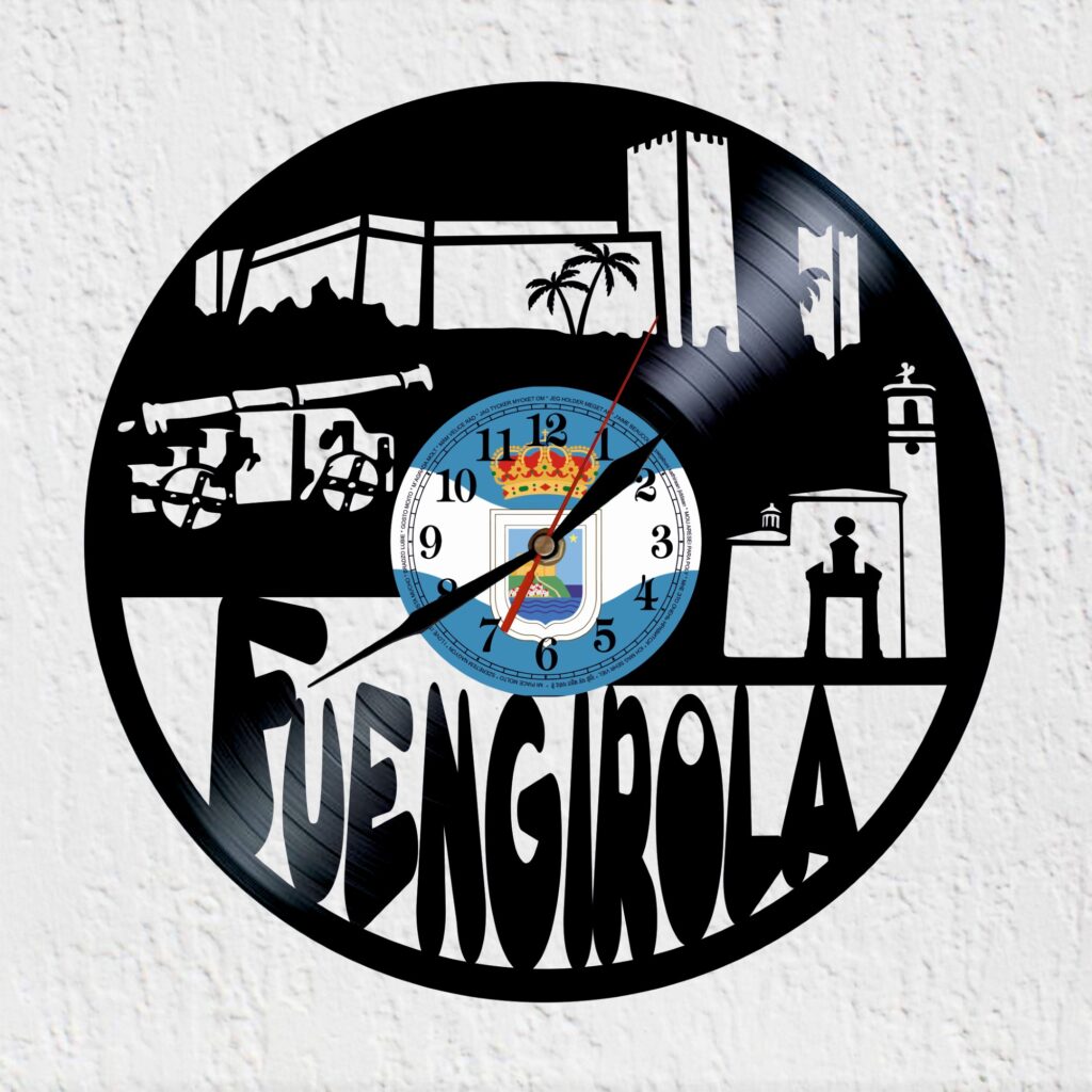 reloj de vinilo fuengirola