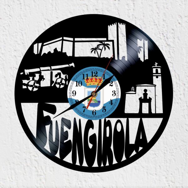 reloj de vinilo fuengirola