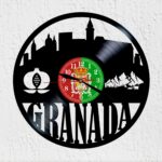 reloj de vinilo granada