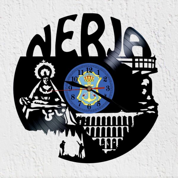 reloj de vinilo nerja