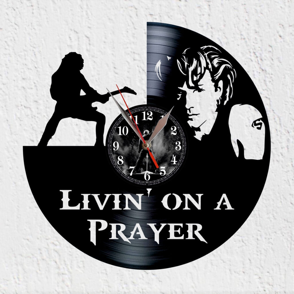 reloj vinilo bon jovi