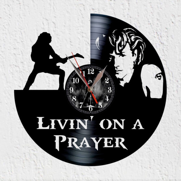 reloj vinilo bon jovi