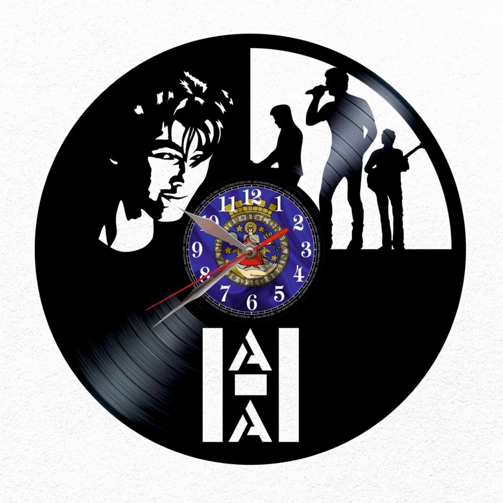 reloj vinilo aha
