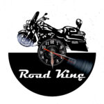 reloj de vinilo harley davidson road king