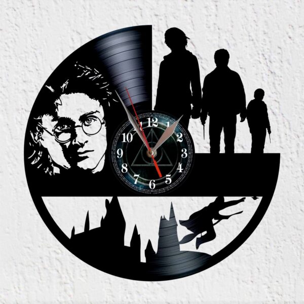reloj de vinilo Harry Potter