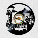 reloj de vinilo budapest