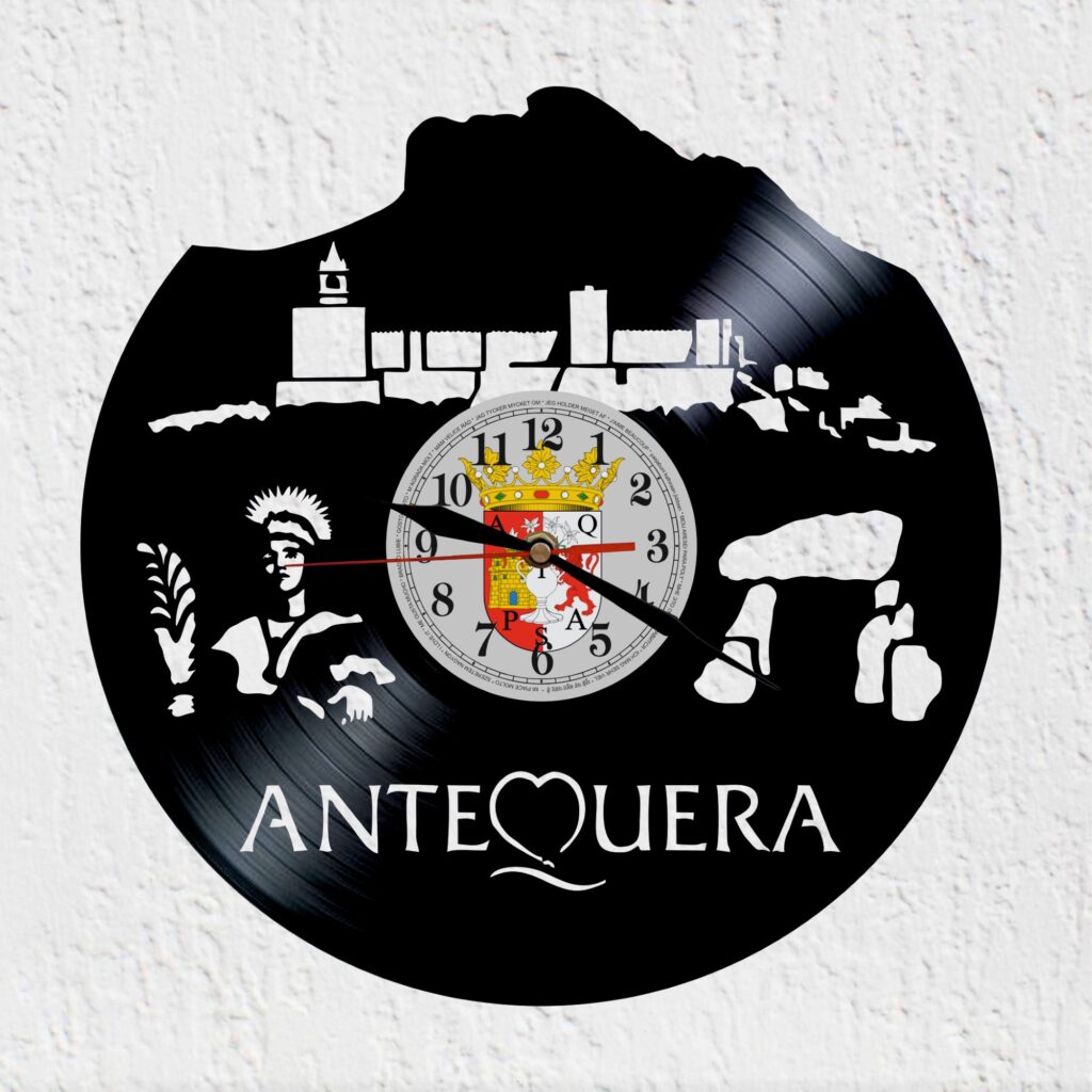 reloj de vinilo antequerra