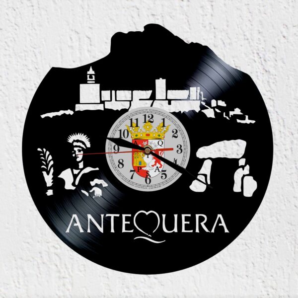 reloj de vinilo antequerra
